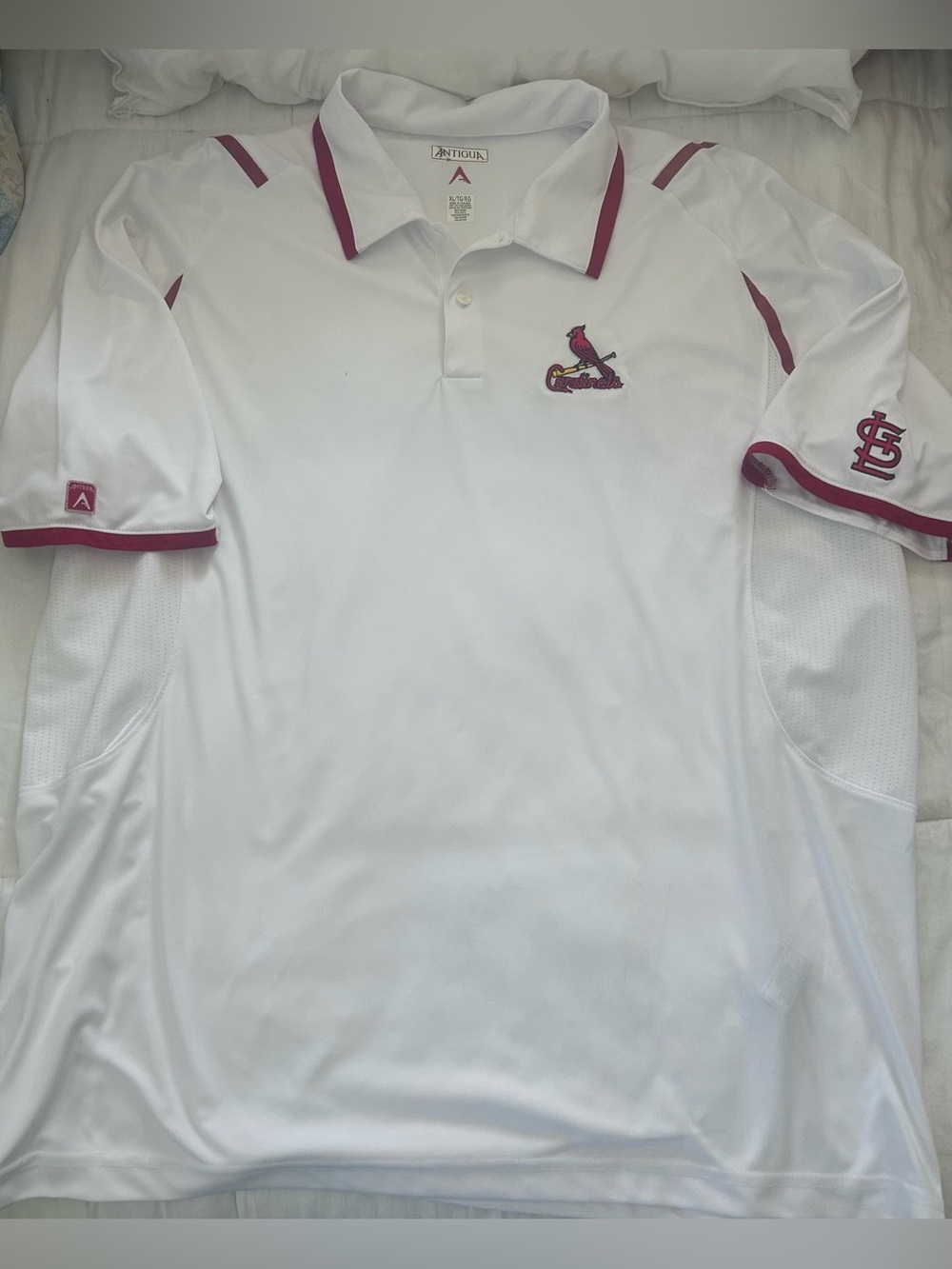 NWOT MLB St Louis Cardinals Golf Polo Shirt SzXL